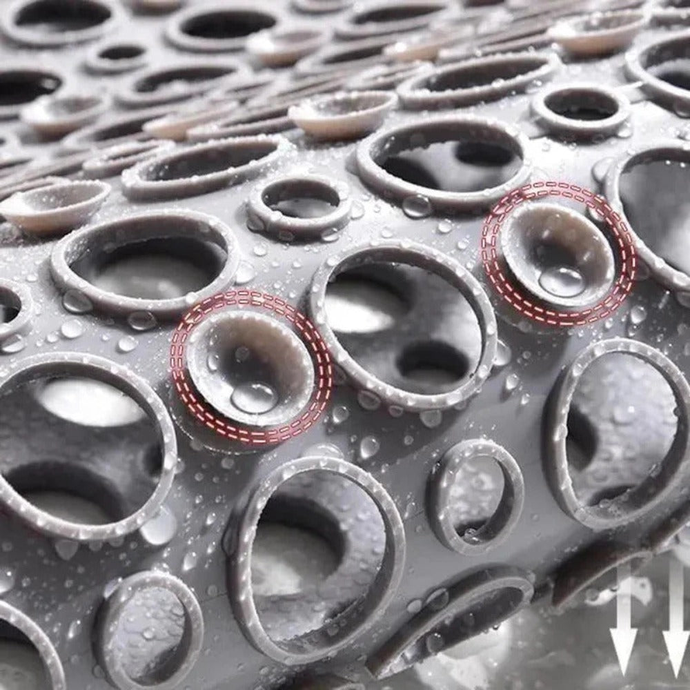 Antybakteryjna i antypoślizgowa mata prysznicowa