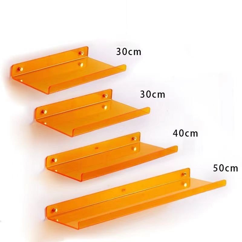 PrismShelf | Kolorowe Akrilowe Półki Wiszące do Przechowywania w Domu i Łazience