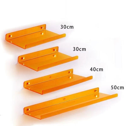 PrismShelf | Kolorowe Akrilowe Półki Wiszące do Przechowywania w Domu i Łazience