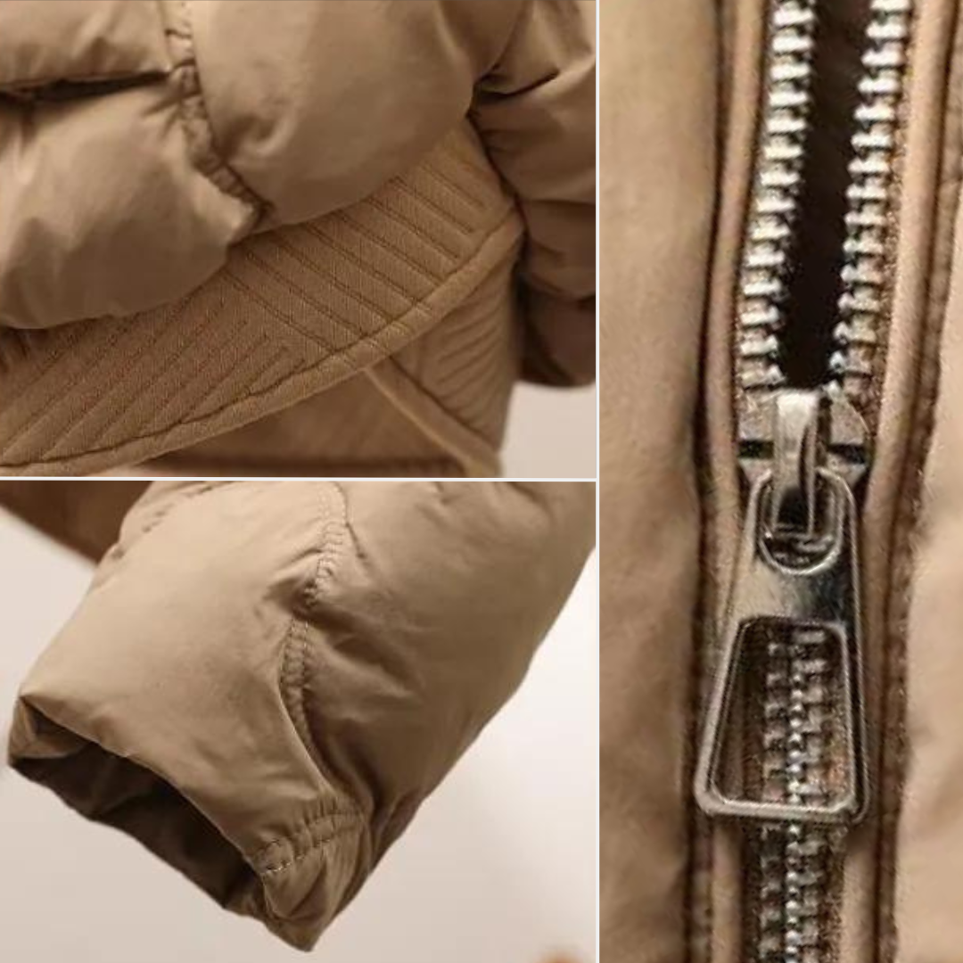 Kurtka puchowa damska | Pikowany wzór