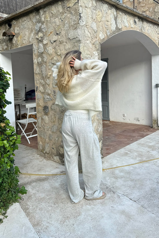 NOLA - Damski Sweter Dzianinowy z Guzikami