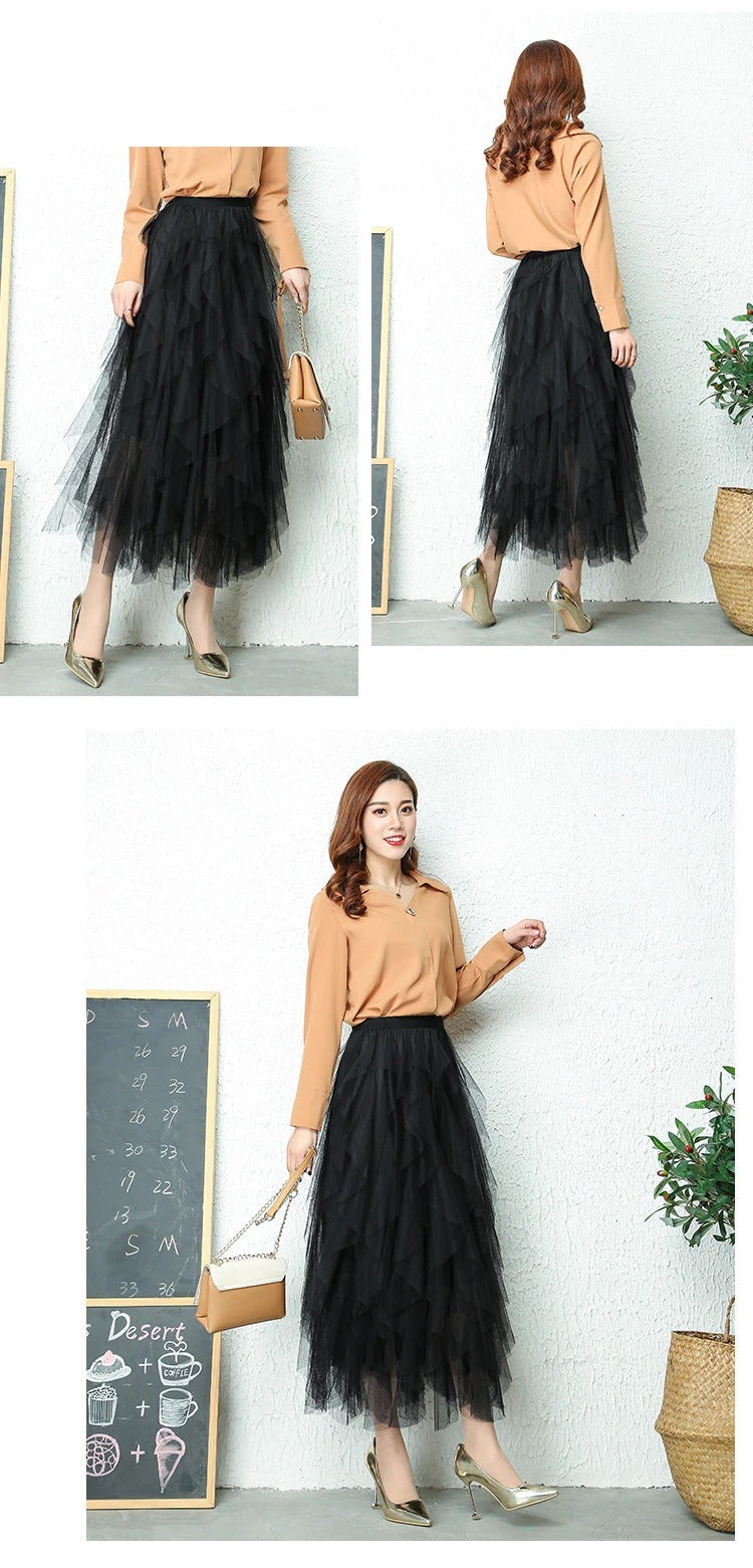 KOLETTE – Plisowana spódnica z wysokim stanem dla kobiet