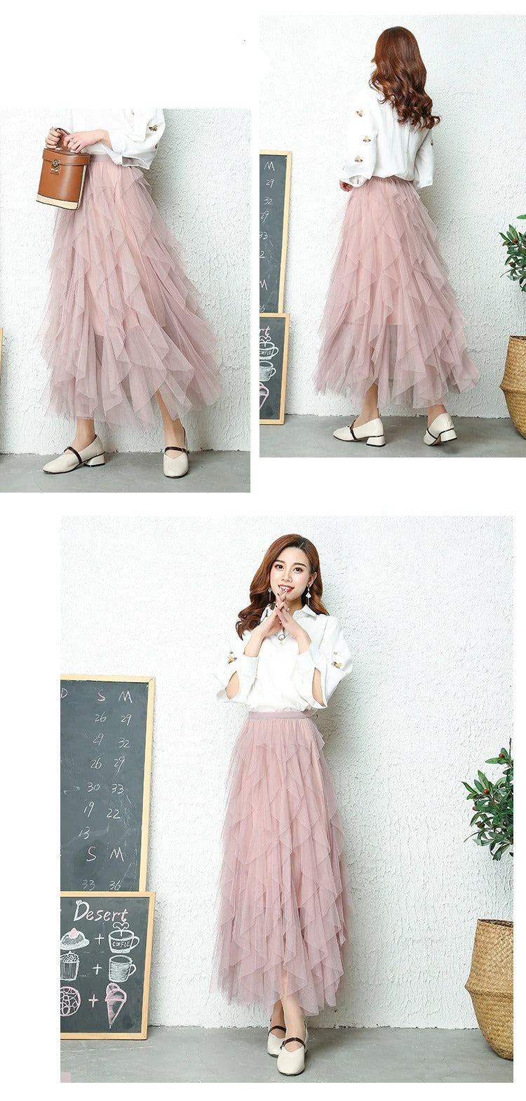 KOLETTE – Plisowana spódnica z wysokim stanem dla kobiet