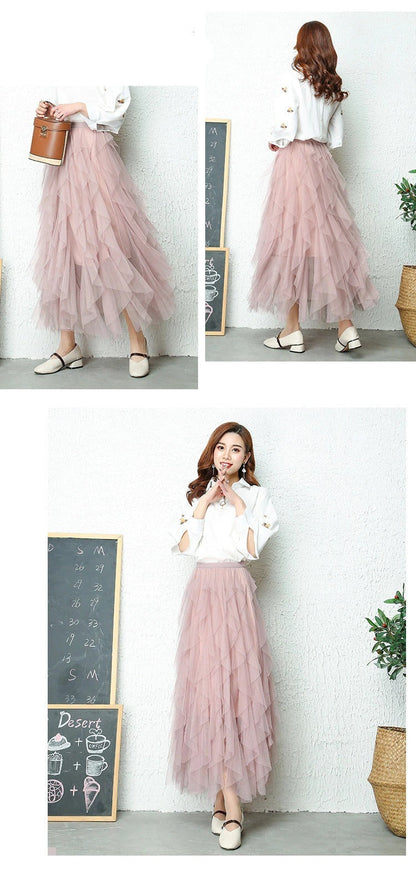 KOLETTE – Plisowana spódnica z wysokim stanem dla kobiet