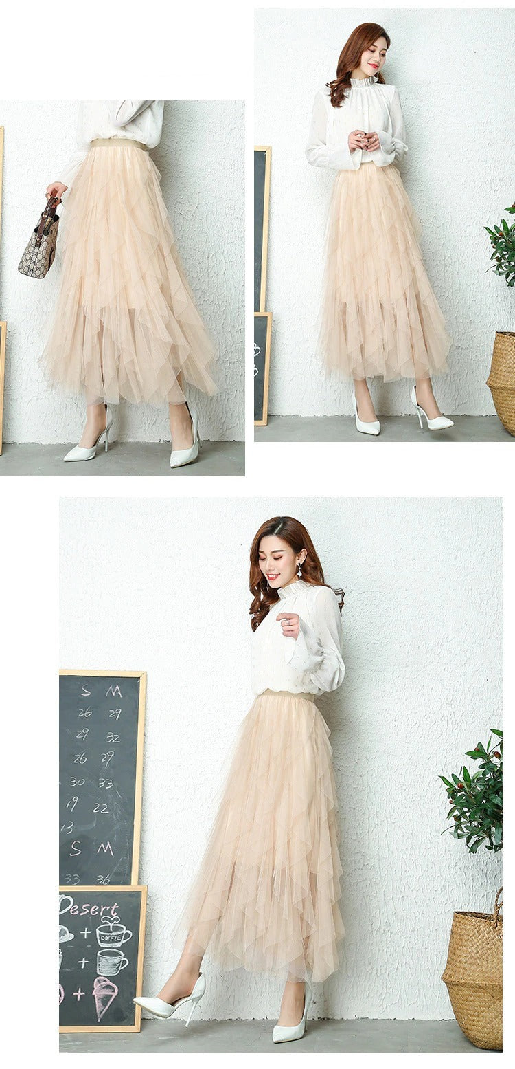 KOLETTE – Plisowana spódnica z wysokim stanem dla kobiet