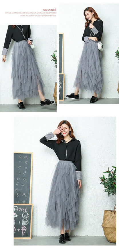 KOLETTE – Plisowana spódnica z wysokim stanem dla kobiet