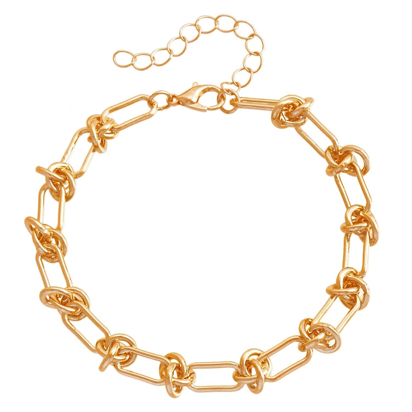 Emma – Minimalistyczny zestaw naszyjnika w kształcie litery U oraz bransoletki