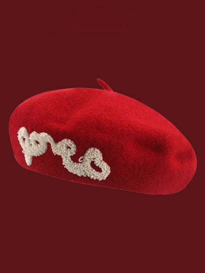 Classic Vintage Christmas Beret