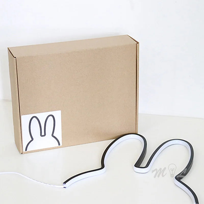 USB Rechargeable Night Light - Bunny with Mood Lighting