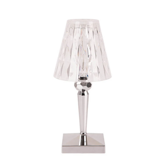 Stół Lampa w Kryształowym Designie – CrystalLuxe