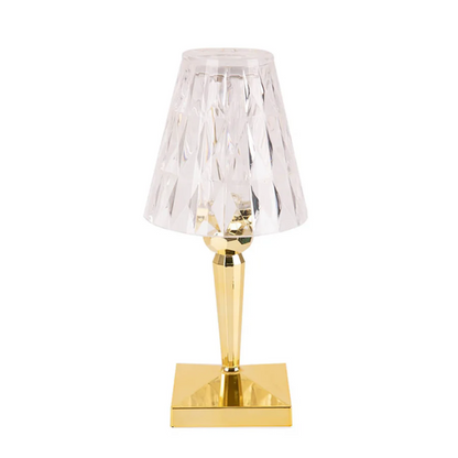 Stół Lampa w Kryształowym Designie – CrystalLuxe