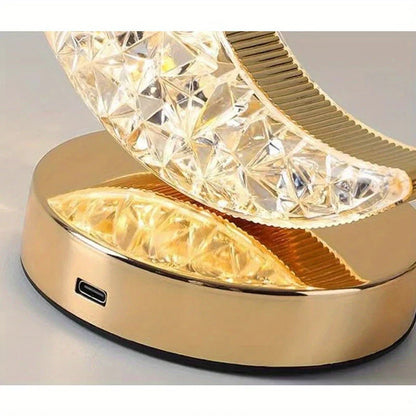 Celestia - Magiczna kryształowa lampa stołowa z regulacją jasności