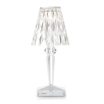 Stół Lampa w Kryształowym Designie – CrystalLuxe