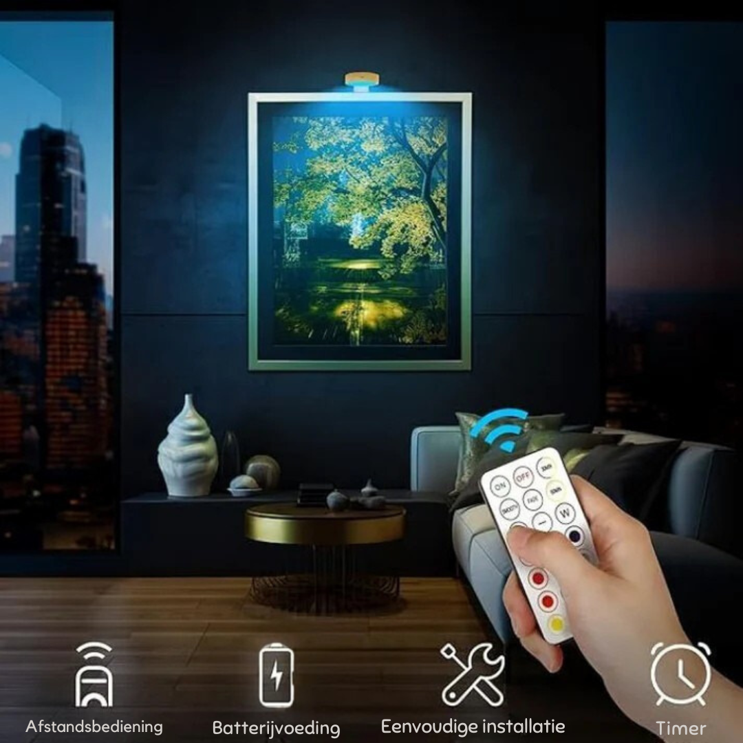 Magnetyczne LED oświetlenie do obrazów