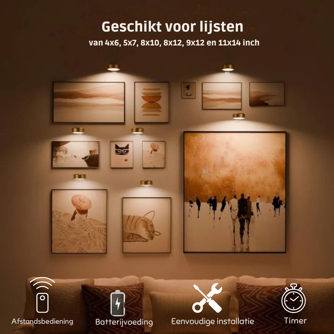 Magnetyczne LED oświetlenie do obrazów