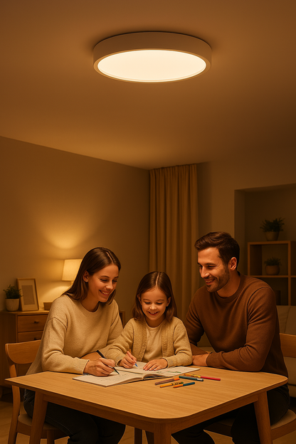 Okround LED Ceiling Lamp – Scandinavian Style, Durable and Ambient Lighting for Your Home