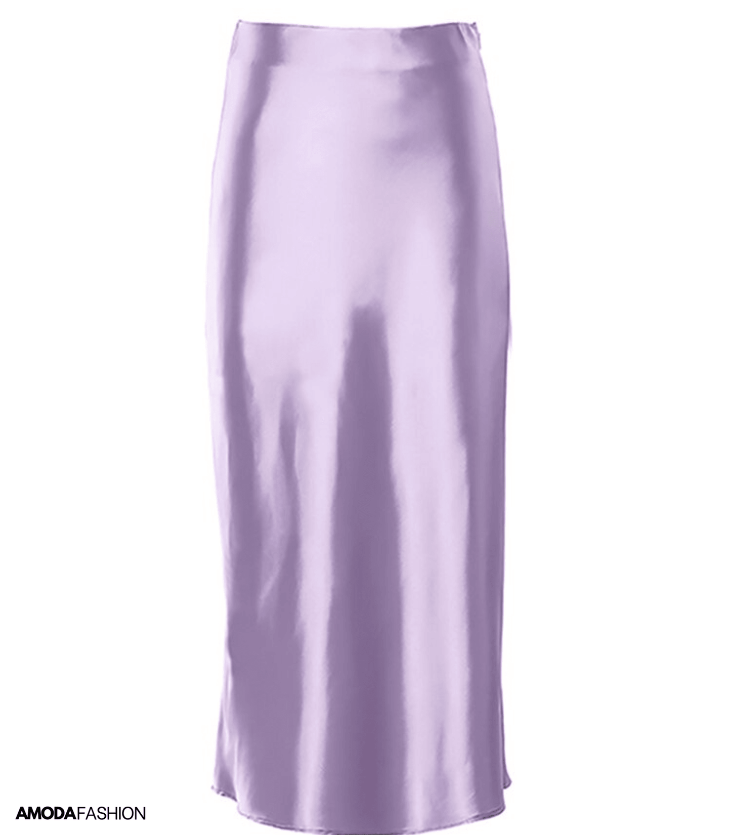 Elise | Długa satynowa spódnica z podwyższonym stanem
