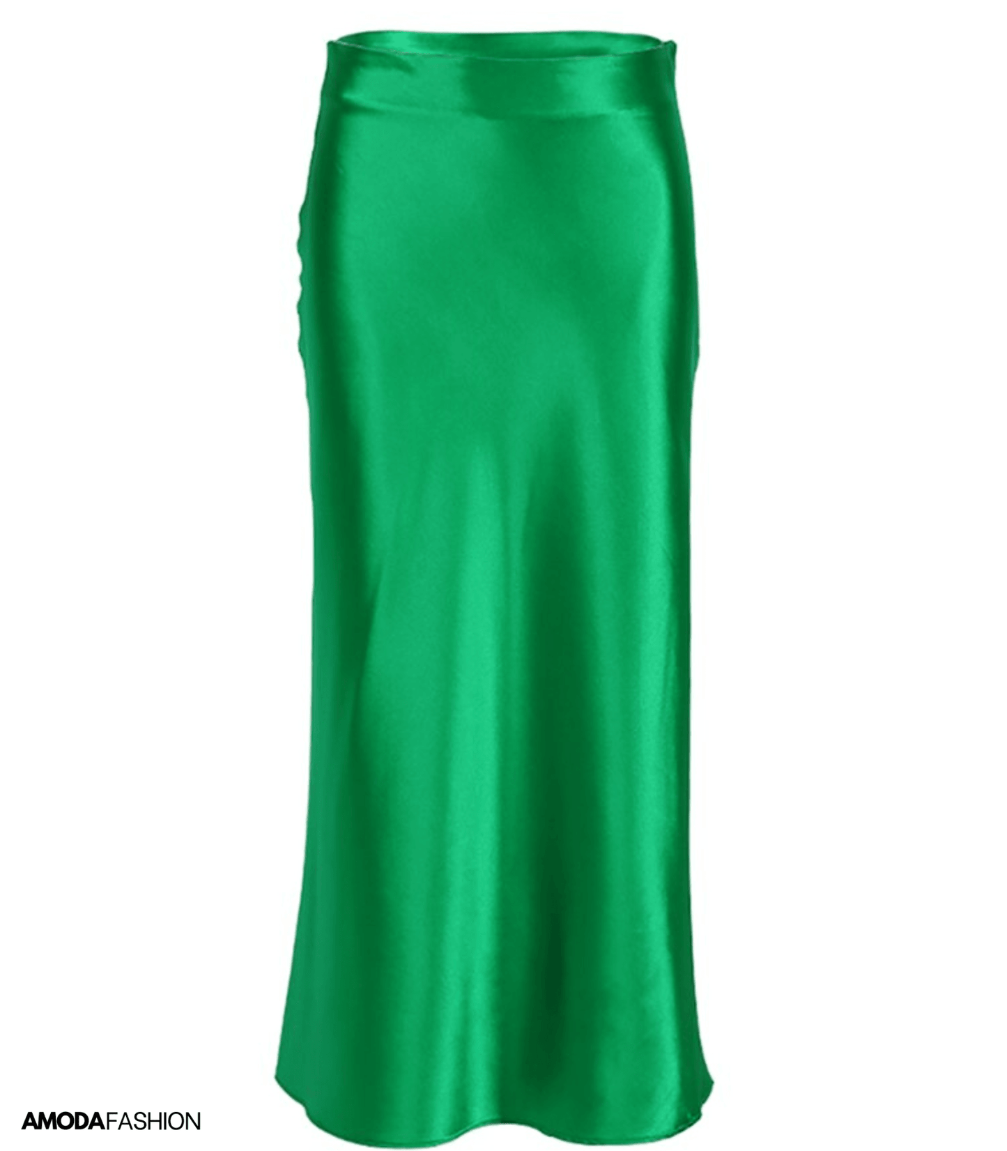 Elise | Długa satynowa spódnica z podwyższonym stanem