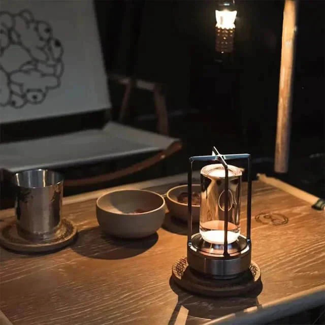 Elegancka Lampa Stołowa z Kryształów - LumiCrystal