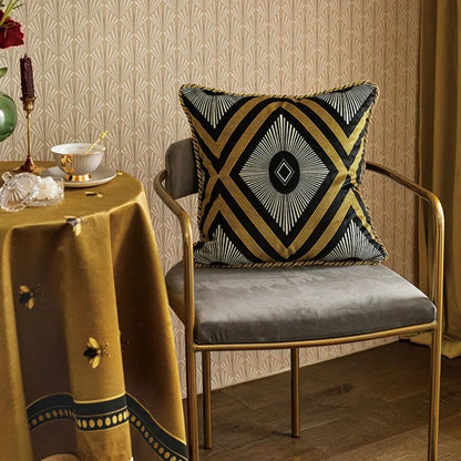 Poduszka Dekoracyjna z Wzorem Pszczół