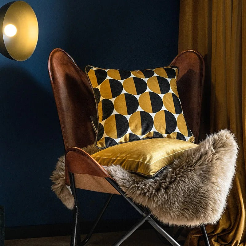 Poduszka Dekoracyjna z Wzorem Pszczół