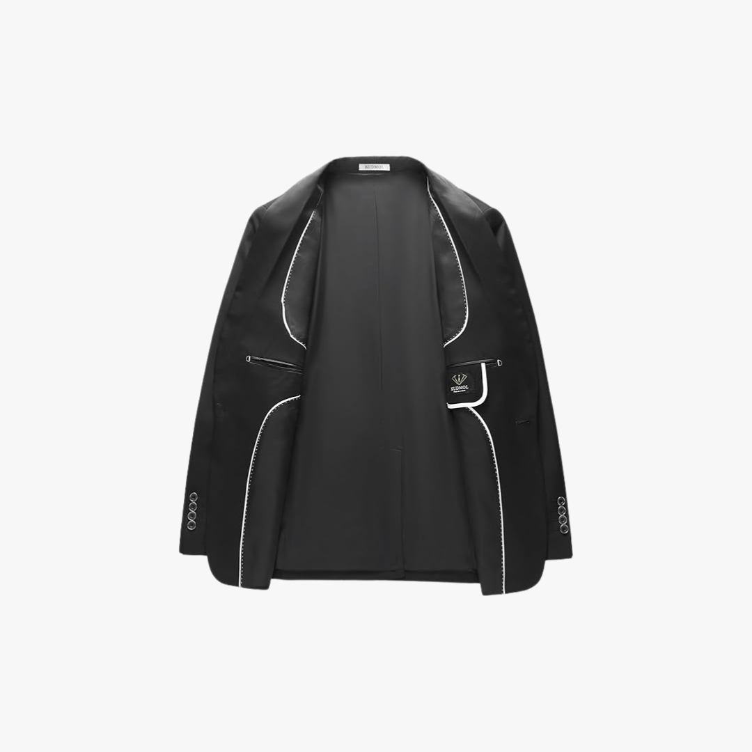 Mason | Męski Slim Fit 3-częściowy Smoking