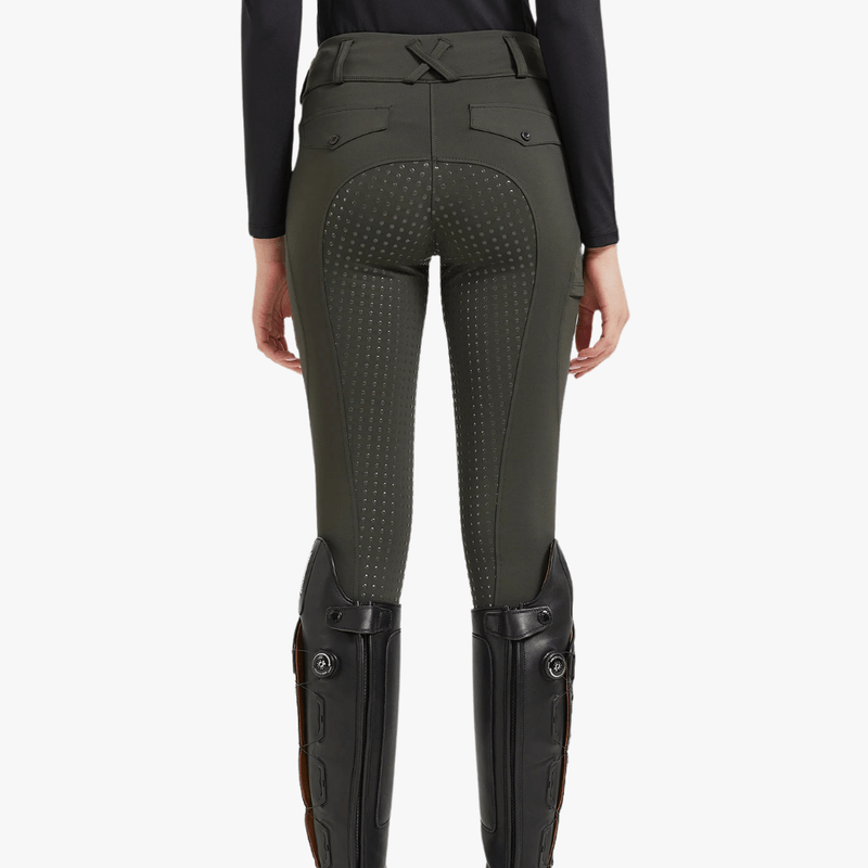 Mason | Damskie Bryczesy do Jazdy Konnej z Silikonowym Chwytem i Kieszeniami na Telefon