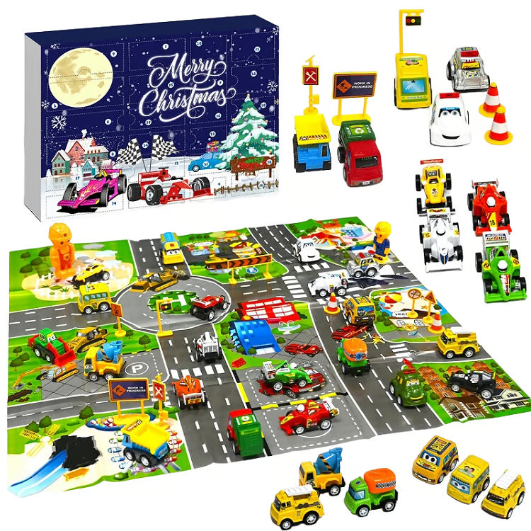 Kalendarz adwentowy z samochodzikami – codzienna dawka zabawy przed Świętami