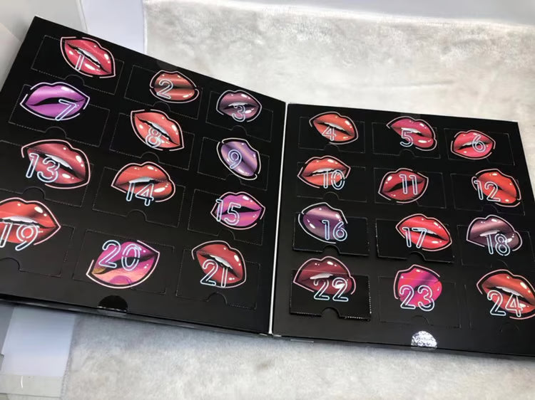 Luksusowy kalendarz adwentowy z pomadkami – codzienna dawka elegancji i blasku