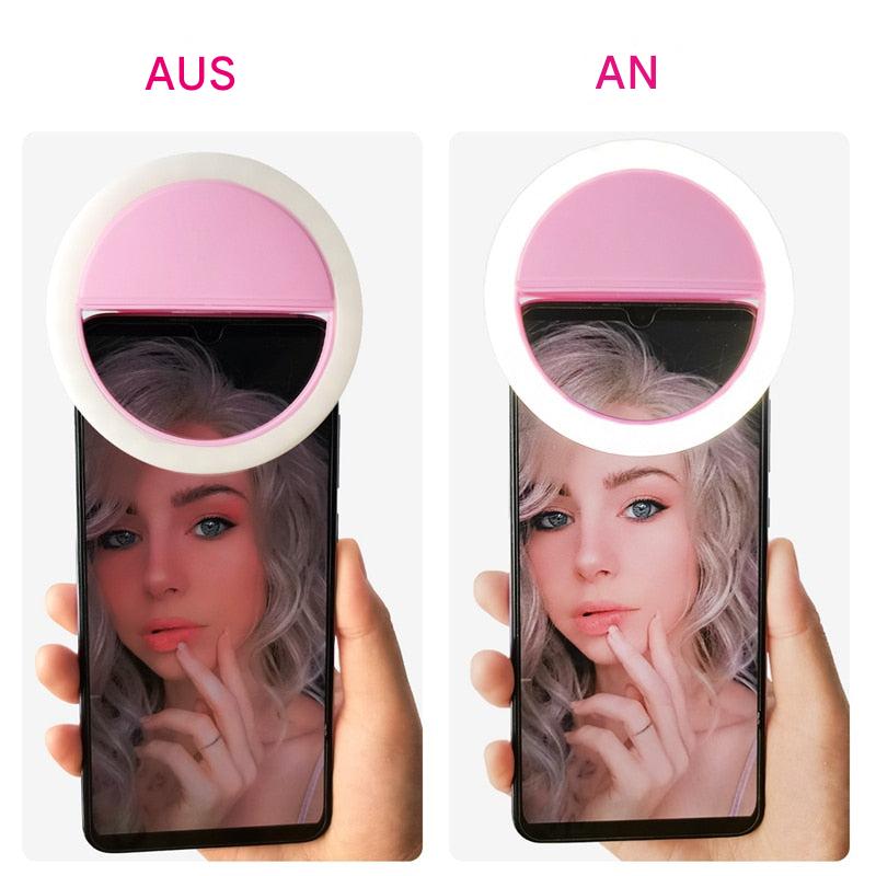 GlowSnap - Przenośne Ring Light do Selfie