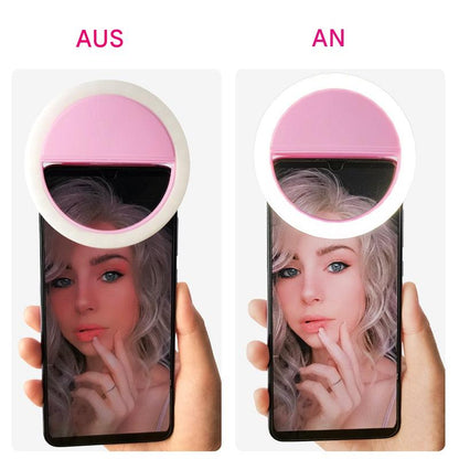 GlowSnap - Przenośne Ring Light do Selfie