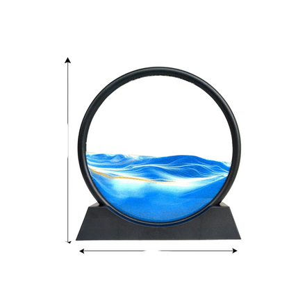 Dynamiczna Kompozycja Piaskowa: Naturalne Piękno w Twoim Wnętrzu