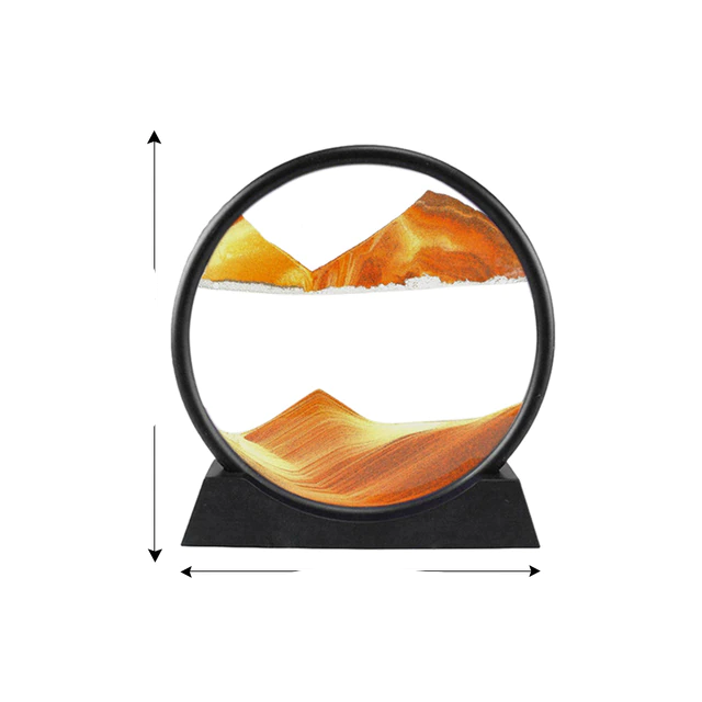 Dynamiczna Kompozycja Piaskowa: Naturalne Piękno w Twoim Wnętrzu