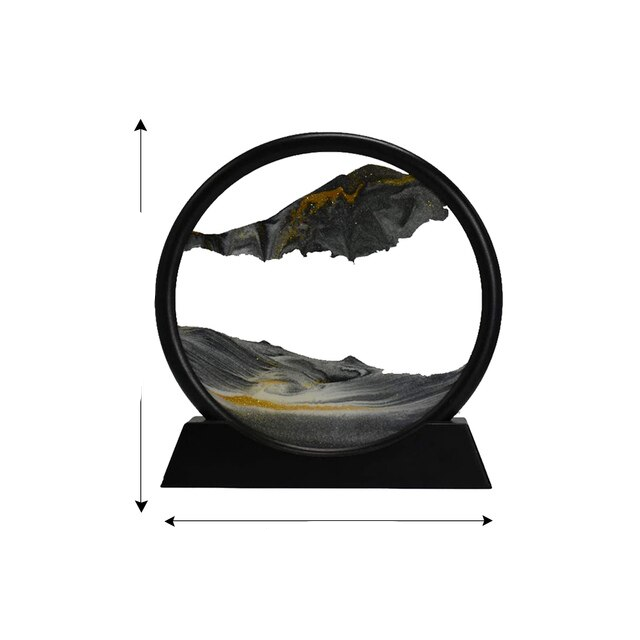 Dynamiczna Kompozycja Piaskowa: Naturalne Piękno w Twoim Wnętrzu