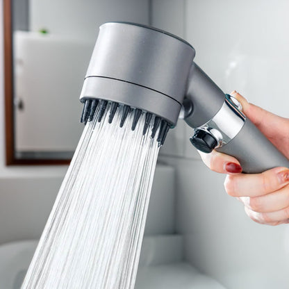 Aquelis - Wszechstronna Słuchawka Prysznicowa z Wysokim Ciśnieniem, 3 Ustawieniami i Wbudowanym Filtrem Wody
