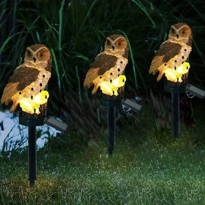 Solar-Powered Garden Lamp - OwlGlow