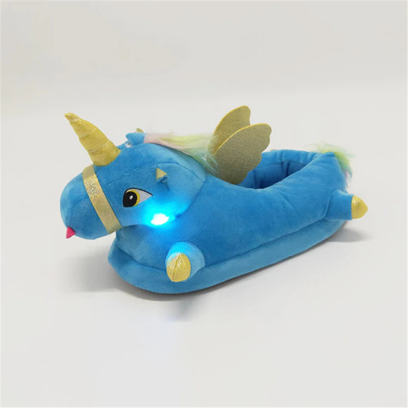 Jednorożcowe kapcie z efektownym podświetleniem