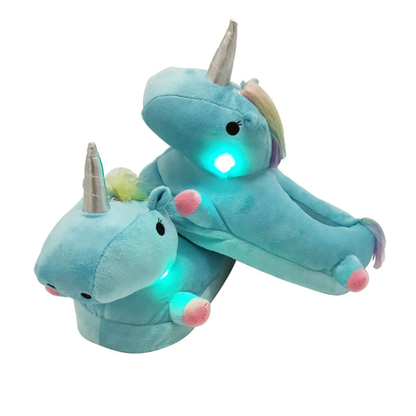 Jednorożcowe kapcie z efektownym podświetleniem