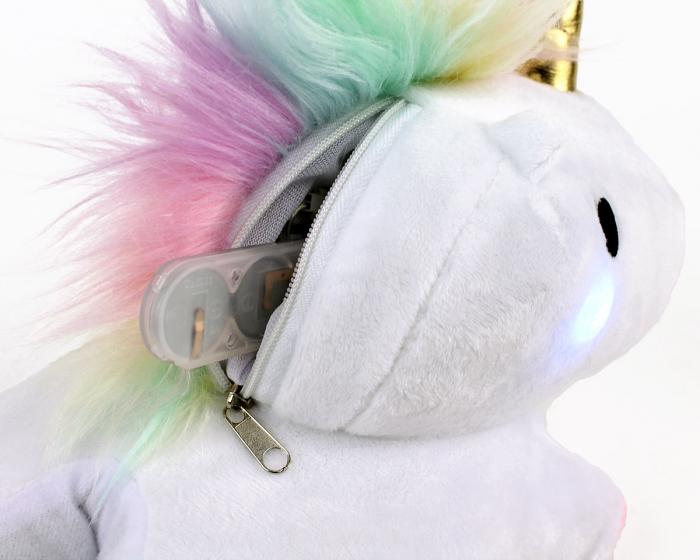 Jednorożcowe kapcie z efektownym podświetleniem