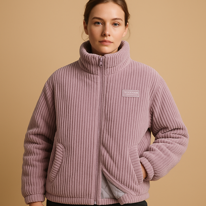 Mees Męska Kurtka Sztruksowa z Bawełnianą Podszewką - Ciepła i Stylowa