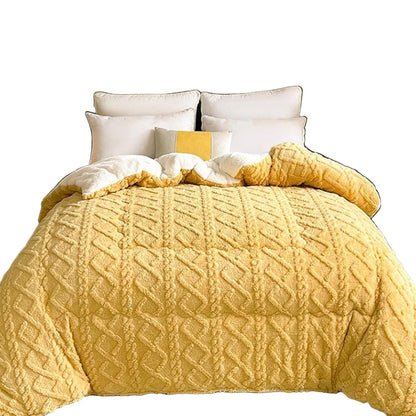 Termiczny Koc Puszysty z Luksusowym Wzorem dla Maksymalnego Komfortu